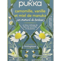 3x Pukka Thee Chamomile, Vanilla en Manuka Honey 20 stuks