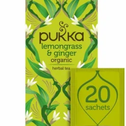 3x Pukka Thee Lemongrass Ginger 20 stuks