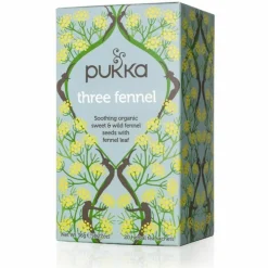 3x Pukka Thee Three Fennel 20 stuks