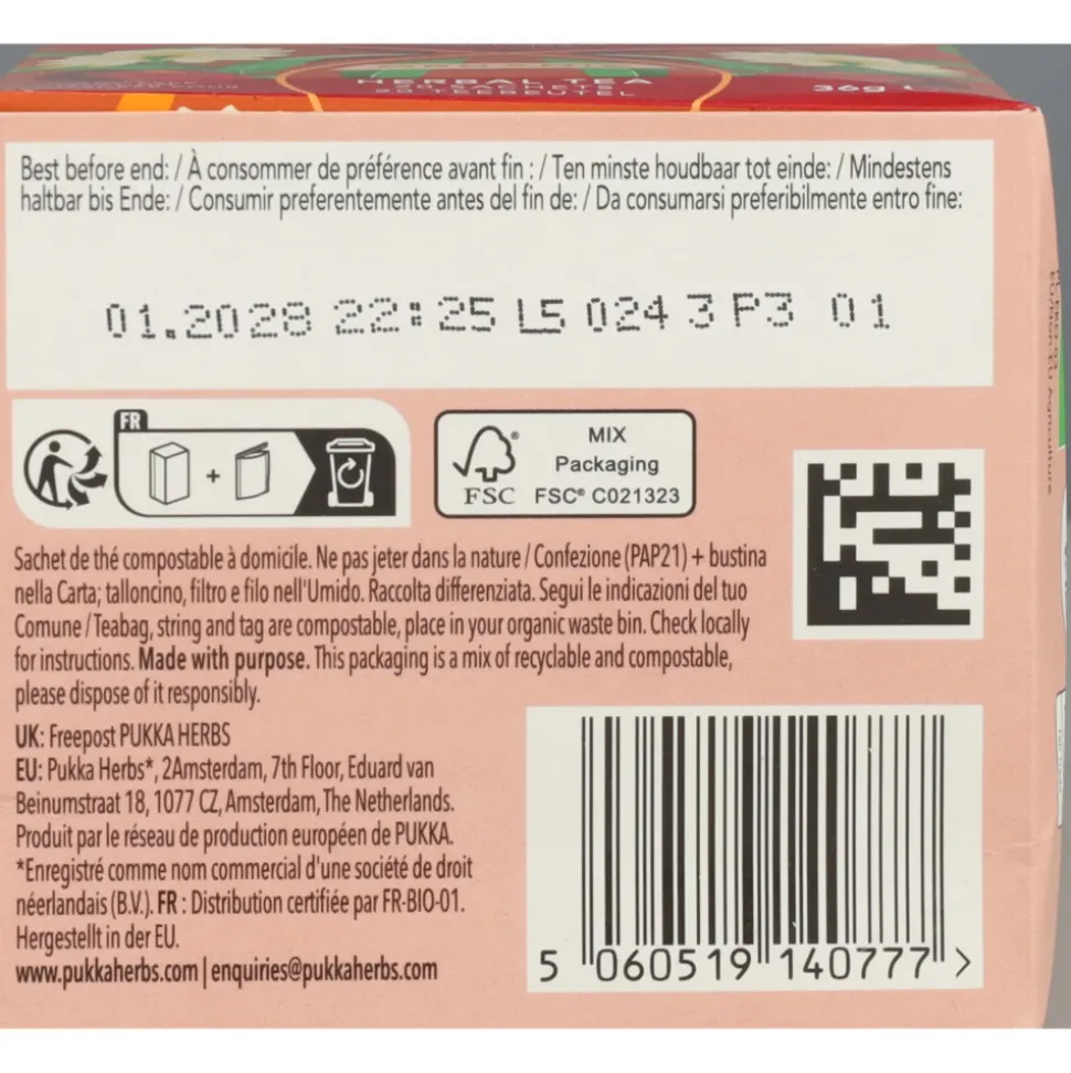 3x Pukka Thee Tumeric Active 20 stuks