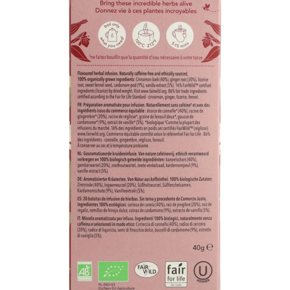 3x Pukka Thee Vanilla Chai 20 stuks