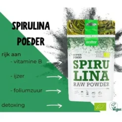 3x Purasana Superfood Spirulina Poeder Bio 200 gr
