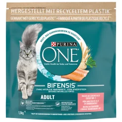 4x Purina ONE Adult Zalm - Volkoren Granen 1,5 kg