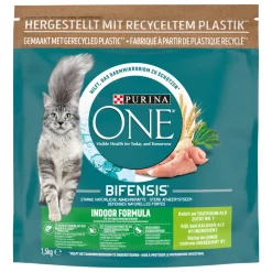 4x Purina ONE Indoor Kalkoen 1,5 kg