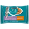 12x Purina ONE Sensitive Adult Maaltijdzakjes Kattenvoer Nat Kip & Wortel 4 x 85 gr
