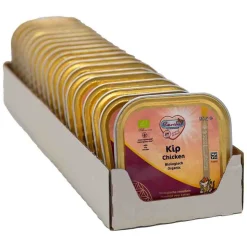 19x Renske Bio Vers Gestoomd Kattenvoer Nat Kip 85 gr