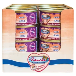 24x Renske Mousse Kattenvoer Nat Eend 70 gr