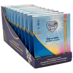 10x Renske Vers Gestoomd Complete Menu Hondenvoer Nat Kip - Lam 395 gr