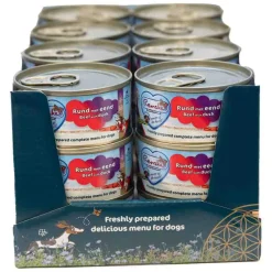 24x Renske Vers Gestoomd Complete Menu Hondenvoer Nat Rund - Eend 95 gr