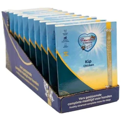 10x Renske Vers Gestoomd Complete Menu Hondenvoer Nat Kip - Rijst 395 gr
