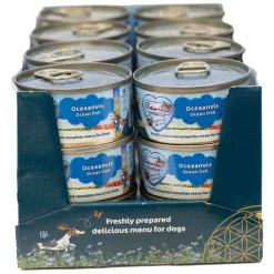 24x Renske Vers Gestoomd Complete Menu Hondenvoer Nat Oceaanvis 95 gr