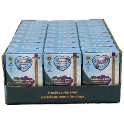 24x Renske Vers Graanvrij Tetra Hondenvoer Nat Konijn met Eend 185 gr