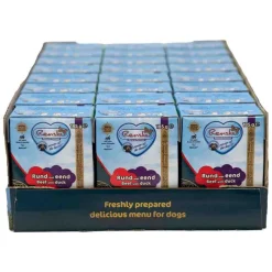 24x Renske Vers Tetra Hondenvoer Nat Rund met Eend 185 gr