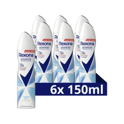 6x Rexona Deodorant Spray Advanced Protection Cotton Dry 150 ml