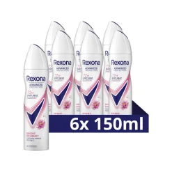 6x Rexona Deodorant Spray Advanced Protection Bright Bouquet 150 ml