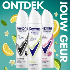 6x Rexona Deodorant Spray Advanced Protection Stress Control 150 ml