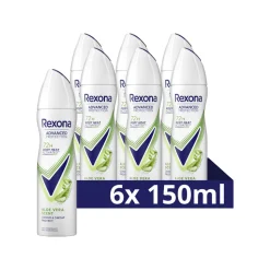 6x Rexona Deodorant Spray Advanced Protection Aloë Vera 150 ml