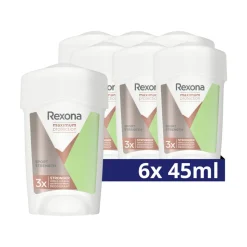 6x Rexona Deodorant Stick Cream Maximum Protection Sport Strength 45 ml