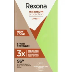 6x Rexona Deodorant Stick Cream Maximum Protection Sport Strength 45 ml