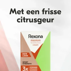 6x Rexona Deodorant Stick Cream Maximum Protection Sport Strength 45 ml