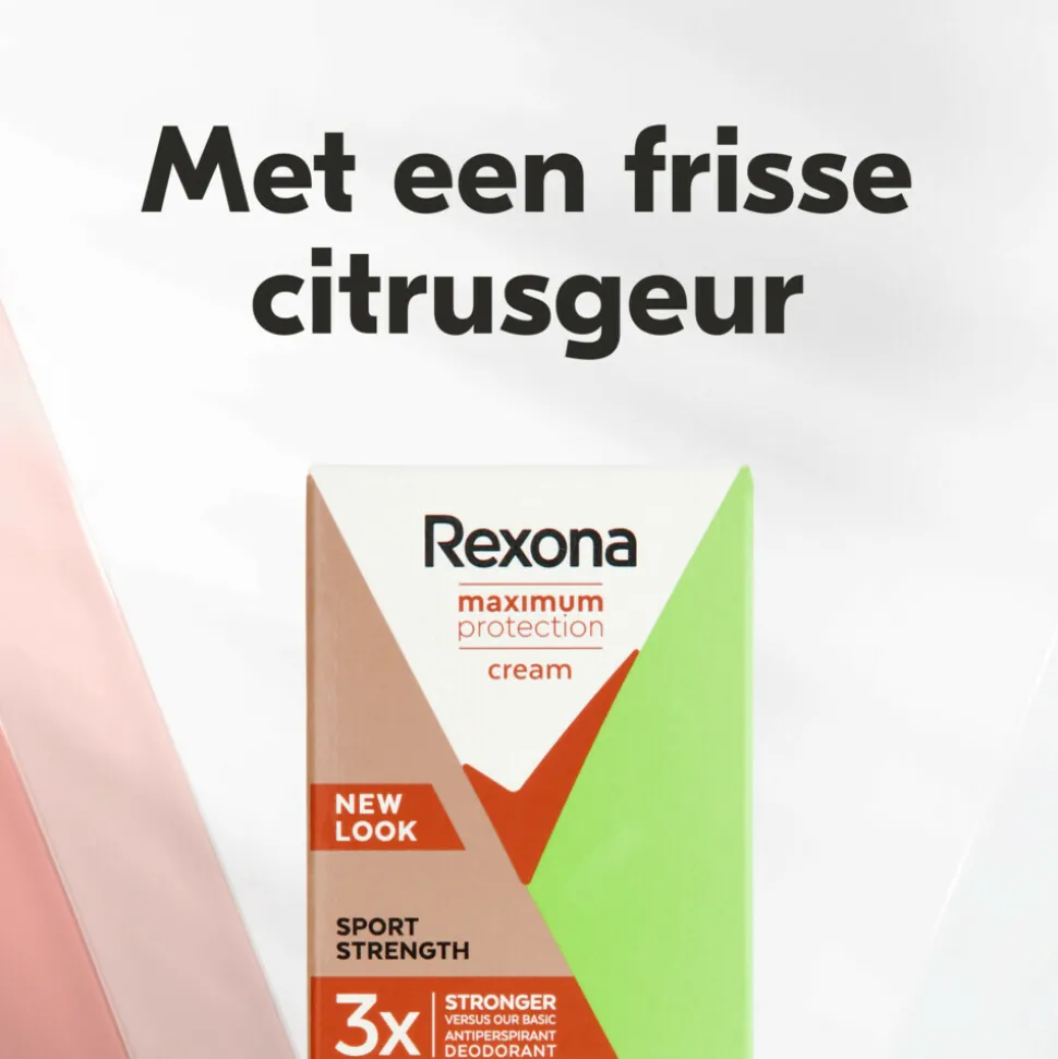 6x Rexona Deodorant Stick Cream Maximum Protection Sport Strength 45 ml