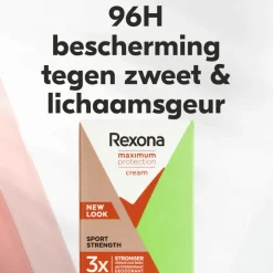 6x Rexona Deodorant Stick Cream Maximum Protection Sport Strength 45 ml