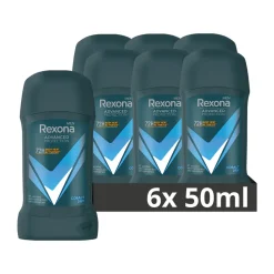 6x Rexona Men Deodorant Stick Advanced Protection Cobalt Dry 50 ml