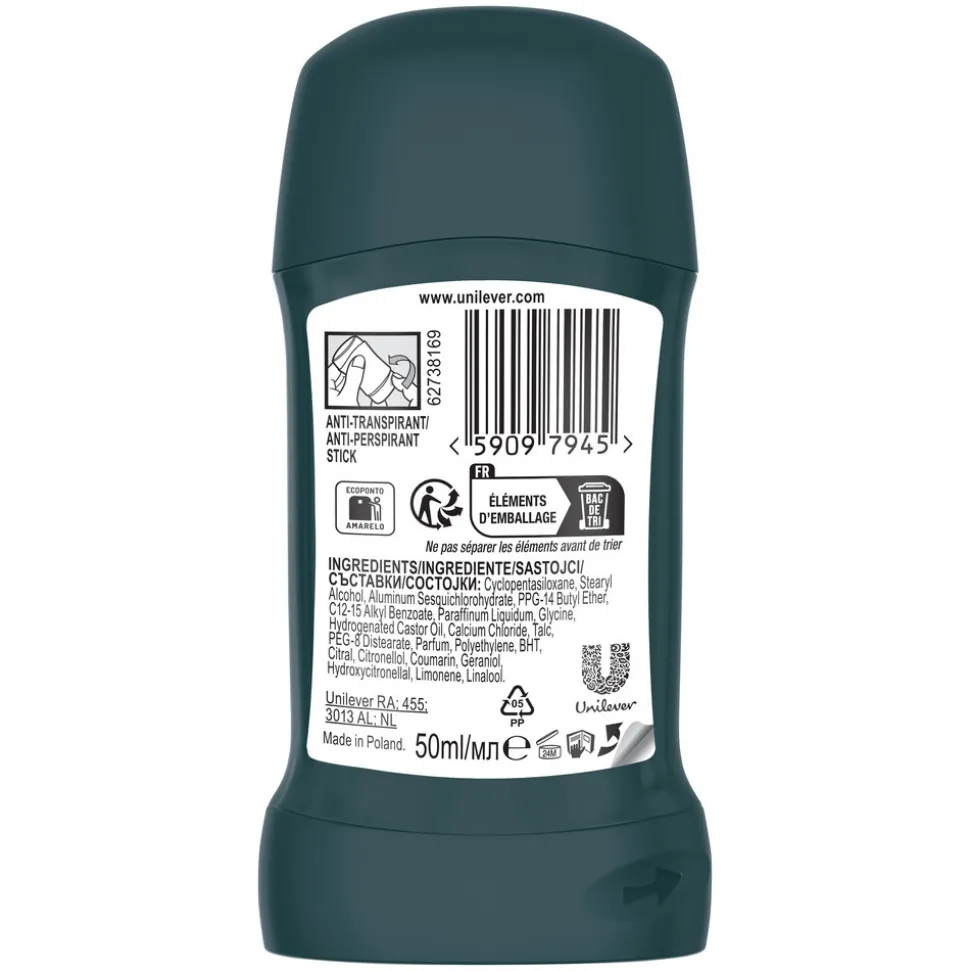 6x Rexona Men Deodorant Stick Advanced Protection Cobalt Dry 50 ml