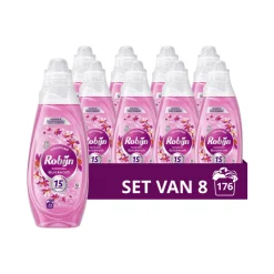 8x Robijn Advanced Quickwash Vloeibaar Wasmiddel Sunset Bloom 22 Wasbeurten 837 ml