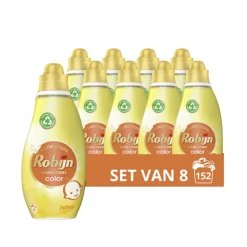 8x Robijn Klein & Krachtig Wasmiddel Zwitsalgeur 19 Wasbeurten 665 ml