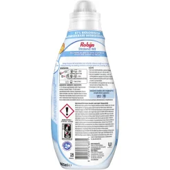 8x Robijn Klein & Krachtig Wasmiddel Stralend Wit 22 Wasbeurten 665 ml