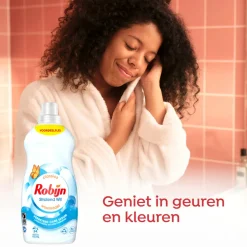 4x Robijn Klein & Krachtig Wasmiddel Stralend Wit 34 Wasbeurten 1,19 liter