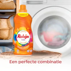 4x Robijn Klein & Krachtig Wasmiddel Color 34 Wasbeurten 1,19 liter