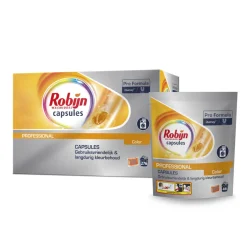 6x Robijn Professional Wasmiddel Capsules Color 46 capsules