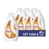 6x Robijn Vloeibaar Wasmiddel Color 20 Wasbeurten 1 liter
