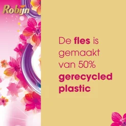3x Robijn Vloeibaar Wasmiddel Color Pink Sensation 60 Wasbeurten 3 liter