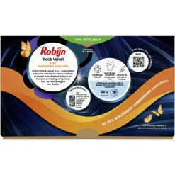 3x Robijn Wascapsules 3-in1 Black Velvet 40 stuks