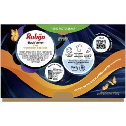 4x Robijn Wascapsules 3-in1 Black Velvet 15 stuks