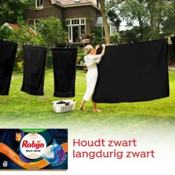 4x Robijn Wascapsules 3-in1 Black Velvet 15 stuks