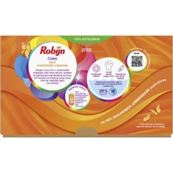 3x Robijn Wascapsules 3-in-1 Color 40 stuks
