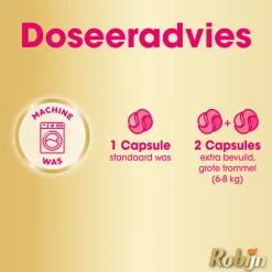4x Robijn Wascapsules 3-in-1 Tropical 15 stuks