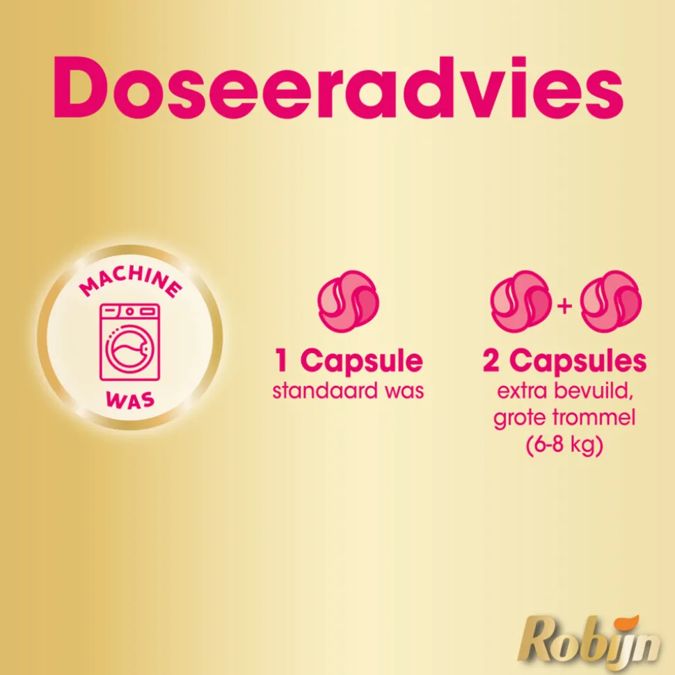 4x Robijn Wascapsules 3-in-1 Tropical 15 stuks