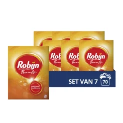 7x Robijn Waspoeder Fleur & Fijn 10 Wasbeurten 550 gr
