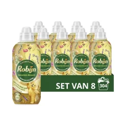 8x Robijn Wasverzachter Bohemian Blossom 38 Wasbeurten 765 ml