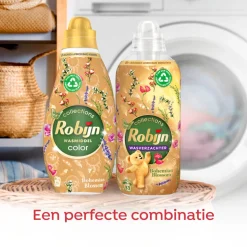 8x Robijn Wasverzachter Bohemian Blossom 33 Wasbeurten 825 ml