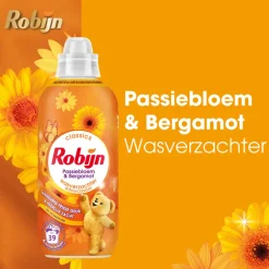 8x Robijn Wasverzachter Passiebloem & Bergamot 39 Wasbeurten 780 ml