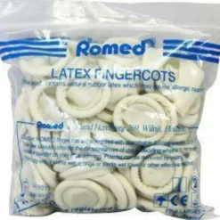 2x Romed Vingercondooms Latex M 100 stuks