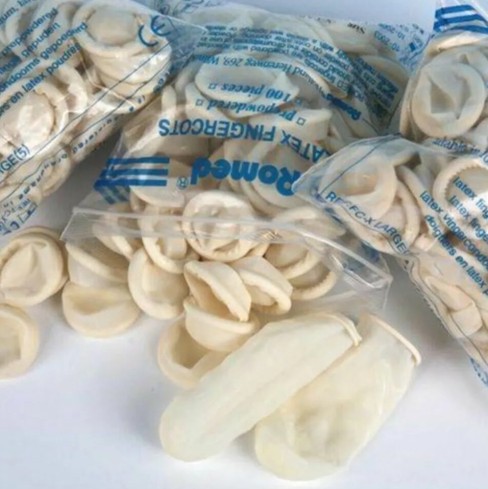 2x Romed Vingercondooms Latex M 100 stuks