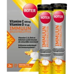 2x Roter Immuun Vitamine C & D 30 tabletten