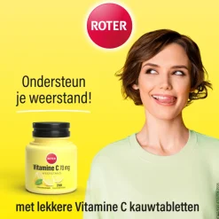 2x Roter Vitamine C 70 mg Citroen 200 kauwtabletten